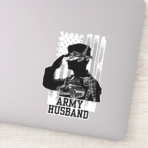 Army Husband Aufkleber