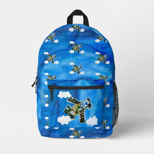 Army Jet Bedruckter Rucksack (Vorderseite)