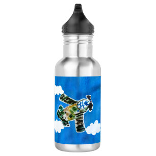 Army Jet "Kunst von Kindern" Edelstahlflasche