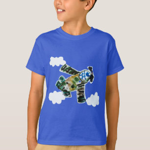 Army Jet "Kunst von Kindern" T-Shirt