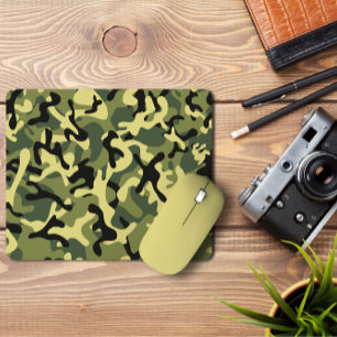 Army Lime Green Forest Camouflage   Camouflage For Mousepad