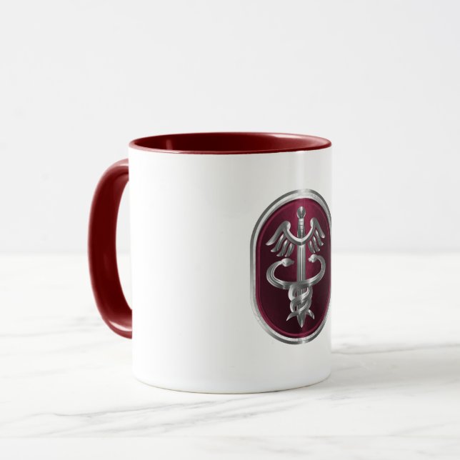 Army Medical Command Kaffee Tasse (Vorderseite Links)