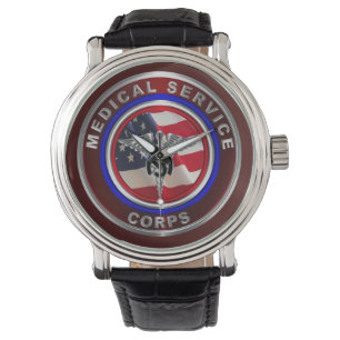 Army Medical Service Corps  Armbanduhr
