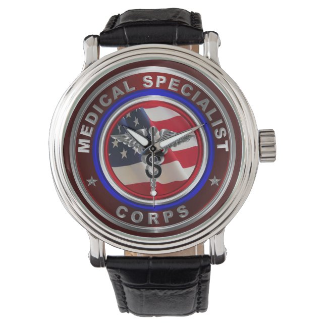 Army Medical Specialist Corps Armbanduhr (Vorderseite)