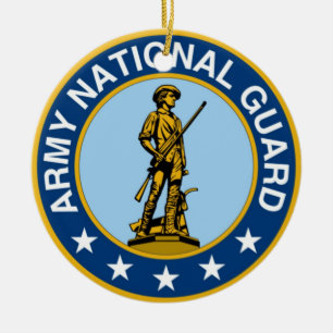 Army_National_Guard_logo Keramik Ornament