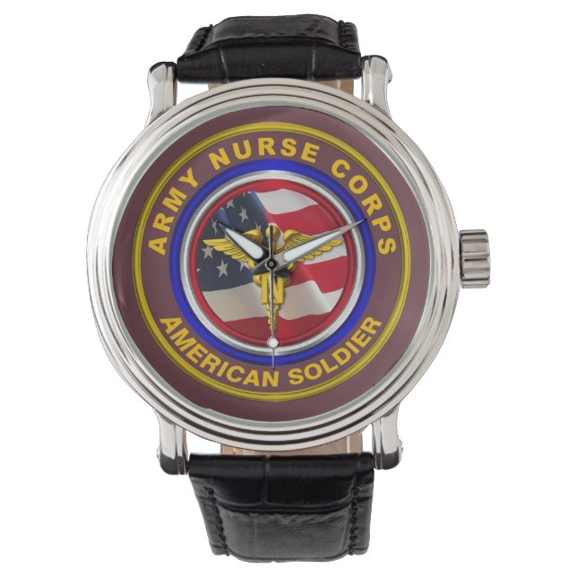 Army Nurse Corps Veteran Armbanduhr (Vorderseite)