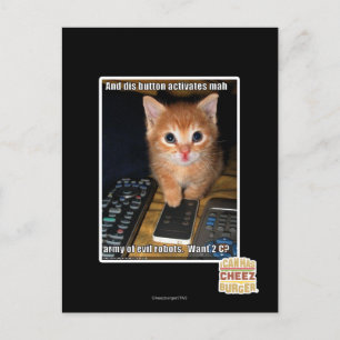 Army of Evil Robots Postkarte