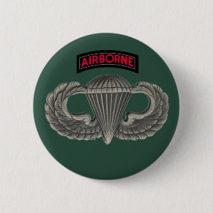 Army Parachutist Button