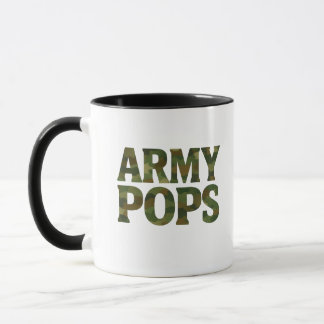 "ARMY POPS" Tarnmuster-Tasse | Militär-Vater Großv Tasse