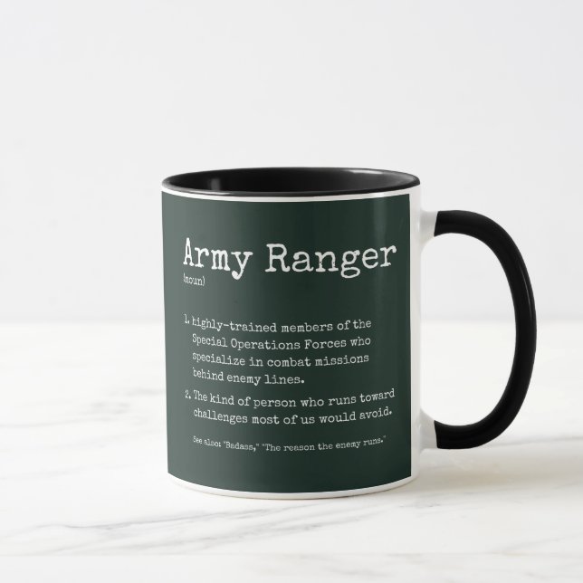 Army Ranger Definition Tasse (Rechts)