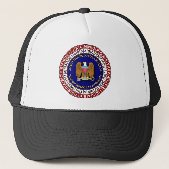 Army Security Agency - Wheel-Code 1 Truckerkappe (Vorderseite)