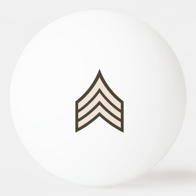 Army Sergeant rank Tischtennisball (Vorderseite)