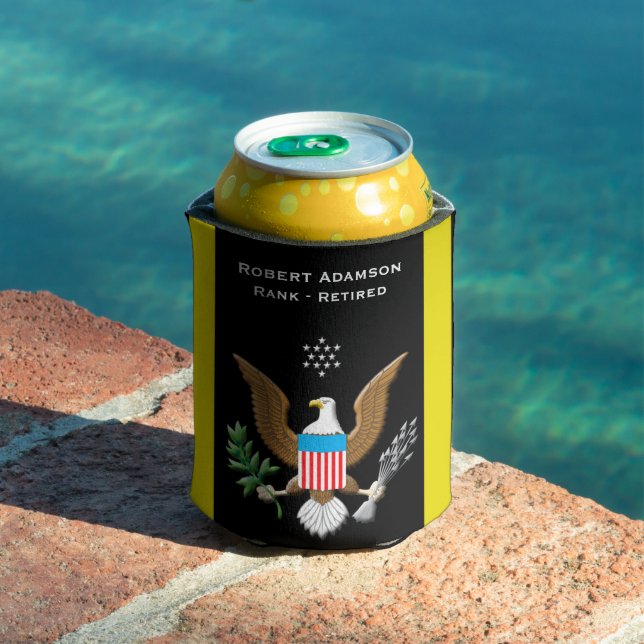 Army Service Patriotic personalisiert Dosenkühler (In Situ Pool)