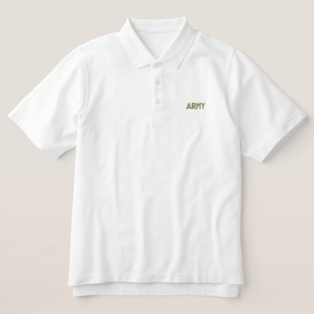 Army Service Polo Shirt (Design Vorderseite)
