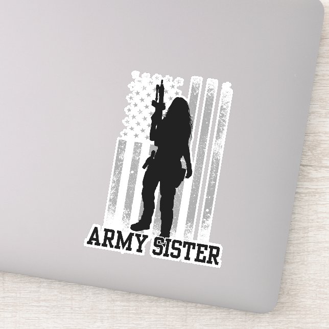 Army Sister Aufkleber (Detail)
