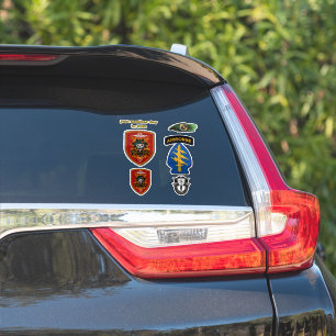 Army Special Forces MAC-V-SOG Konturaufkleber. St Aufkleber