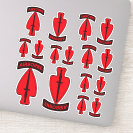 Army USASOC Special Ops Veterans Contour Sticker