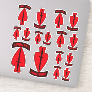 Army USASOC Special Ops Veterans Contour Sticker