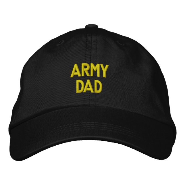 ARMY Vater Bestickte Baseballkappe (Vorderseite)