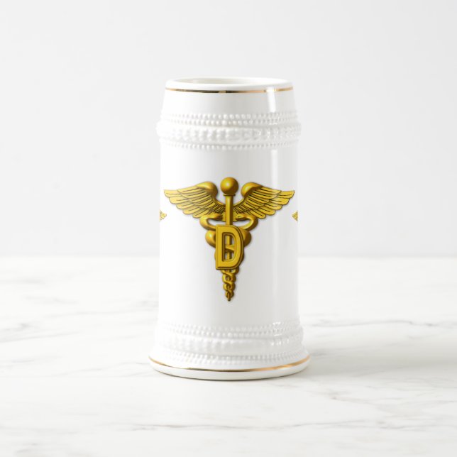 Army Veteran Army Dental Corps Bierglas (Mittel)