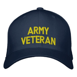 Army Veteran Hat Bestickte Baseballkappe