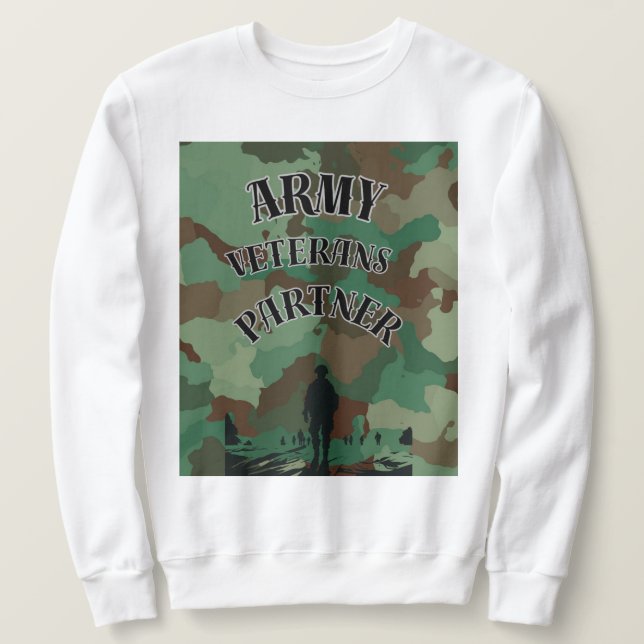 Army Veterans Partner Sweatshirt (Design vorne)
