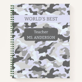 Army Winter/Snow Camouflage Notizbuch