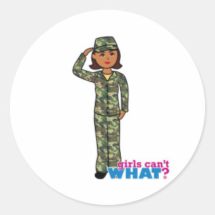 Army Woodland Camouflage Dark.png Runder Aufkleber