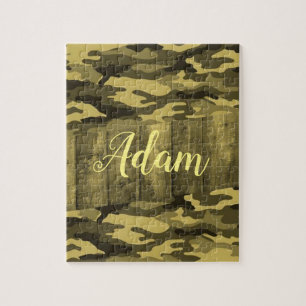 Army Yellow Jigsaw Puzzle Daisy