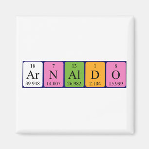Arnaldo-Magnet für den periodischen Tabellennamen Magnet