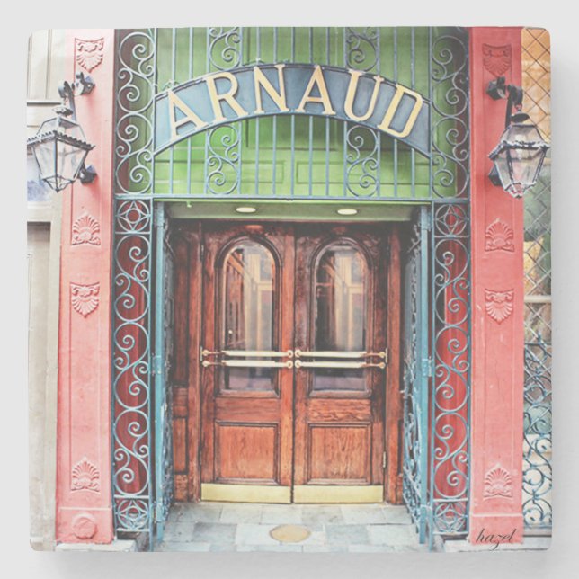 Arnaud's Restaurant Untersetzer, Steinuntersetzer (Vorderseite)