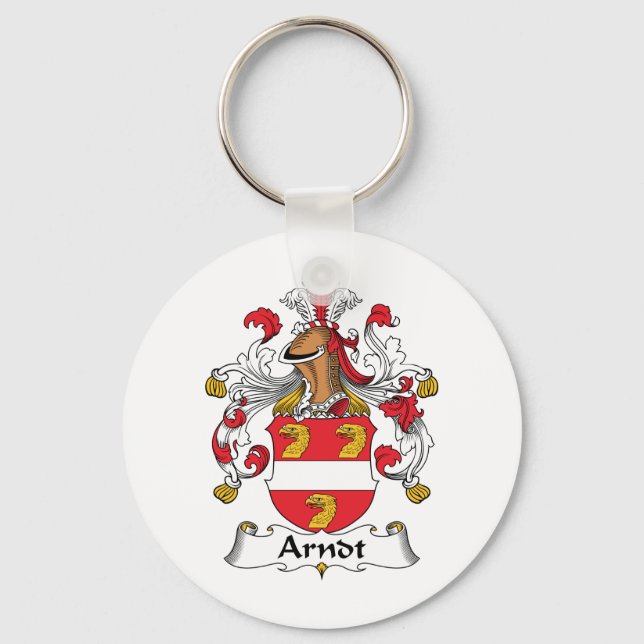 Arndt Familienwappen Schlüsselanhänger (Vorderseite)