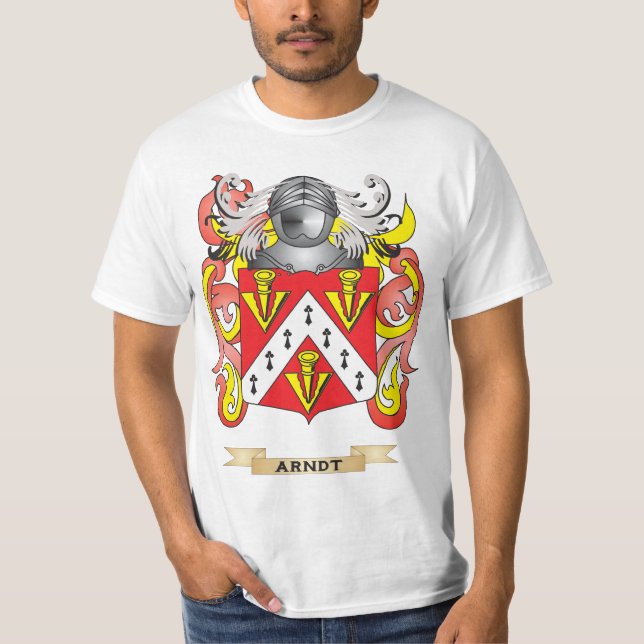Arndt Wappen (Familienwappen) T-Shirt (Vorderseite)