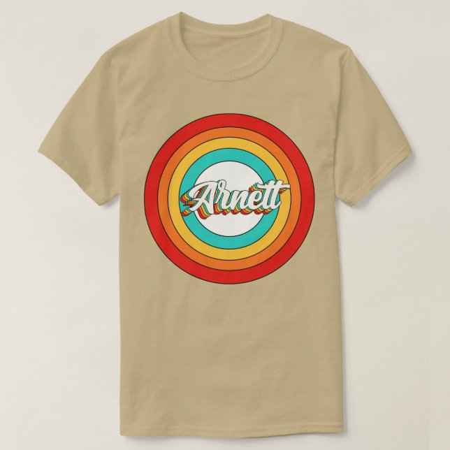Arnett Name Shirt Vintag Arnett Circle (Design vorne)