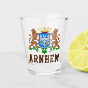 Arnhem Wappen, Niederlande Schnapsglas