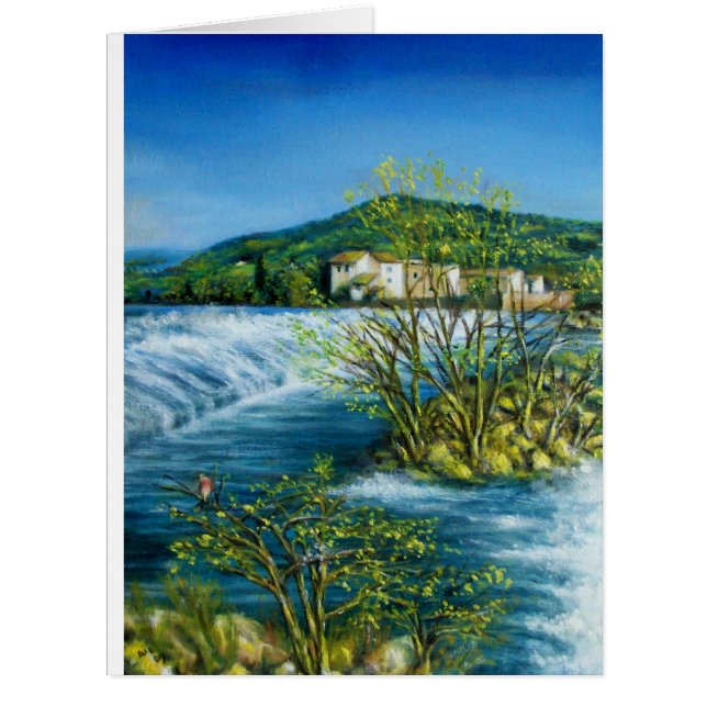 ARNO FLUSS ROVEZZANO Florence Italien (Vorderseite)