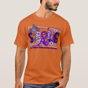 Arnold Chiari Malformation Awareness Cross Band T-Shirt