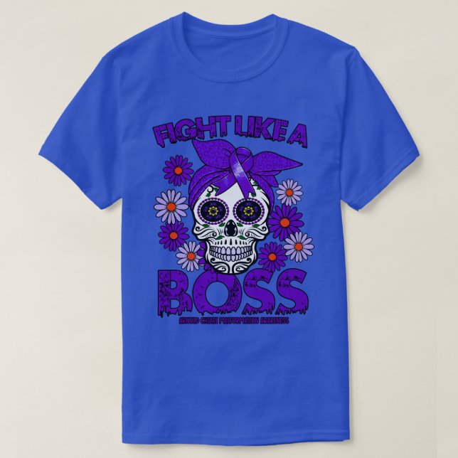 Arnold Chiari Malformation Bewusstsein kämpfen wie T-Shirt (Design vorne)