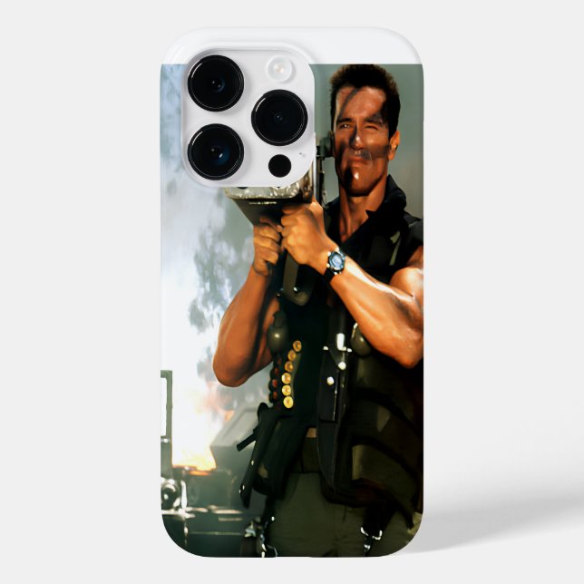 Arnold mit Arm Bazooka Case-Mate iPhone 14 Pro Hülle (Rückseite)