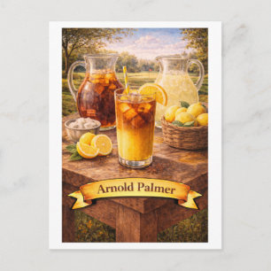 Arnold Palmer (Amerikanische Lebensmittel-Serie) Postkarte