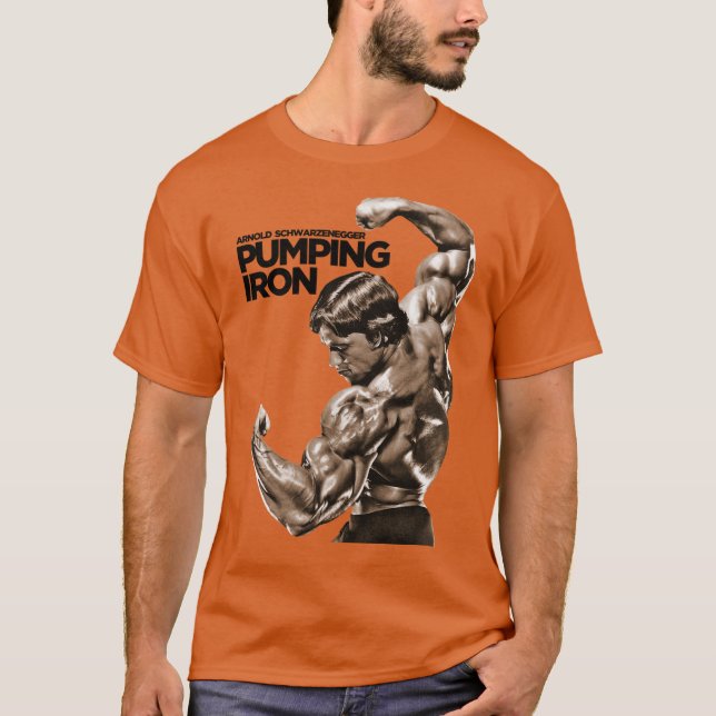 Arnold Schwarzenegger Pumping Iron Geschenk T-Shirt (Vorderseite)