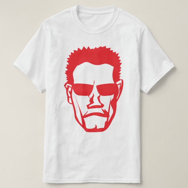 Arnold Stehende Foto-Skulptur T - Shirt (Design vorne)