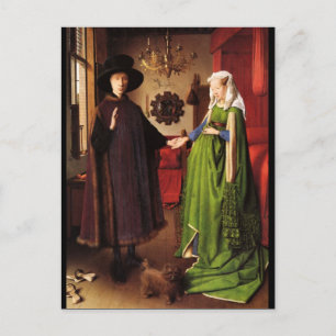 Arnolfini Portrait Postkarte