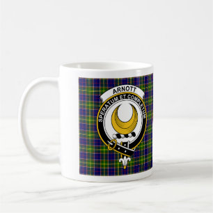 Arnott Clan Abzeichen Kaffee Tasse - Größe 11oz