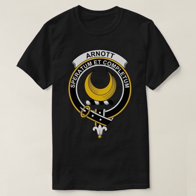 Arnott Crest Tartan Clan Scottish Clan T-Shirt (Design vorne)