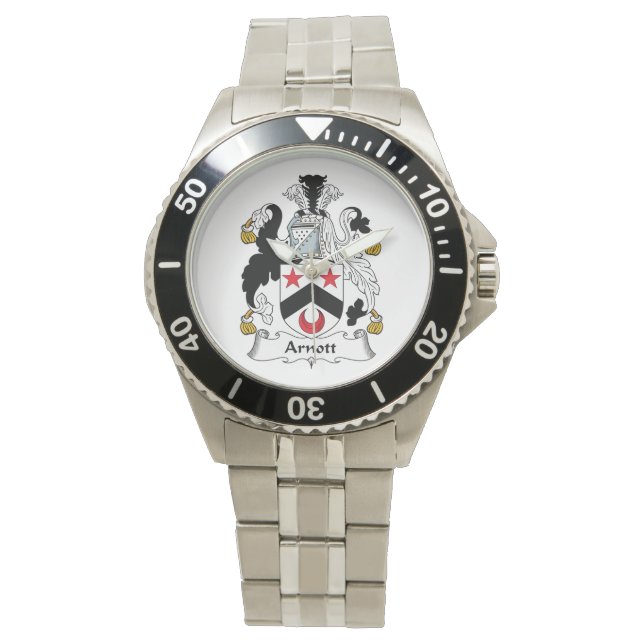 Arnott Familienwappen Armbanduhr (Vorderseite)