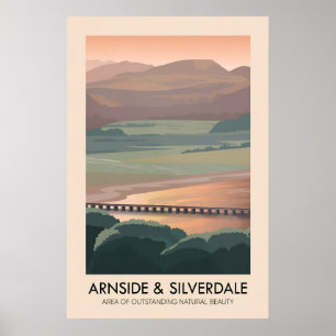 Arnside And Silverdale AONB Reiseplakat Poster