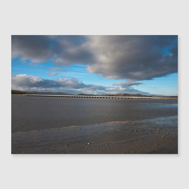 Arnside Cumbria England Magnetkarte (Vorderseite)