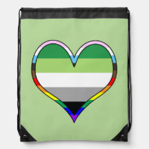 Aro Pride Drawstring Backpack