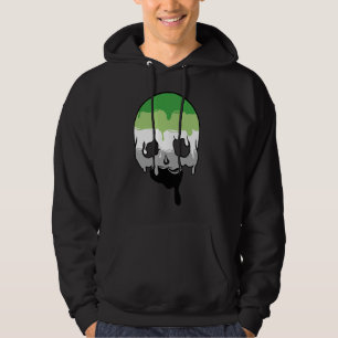 Aro Pride Driving Skull Hoodie